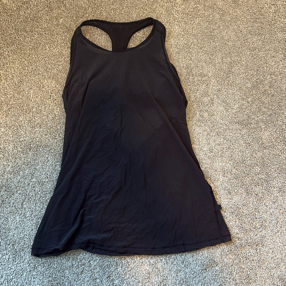 Lululemon Mesh Tank Top with Built-in Sports Bra